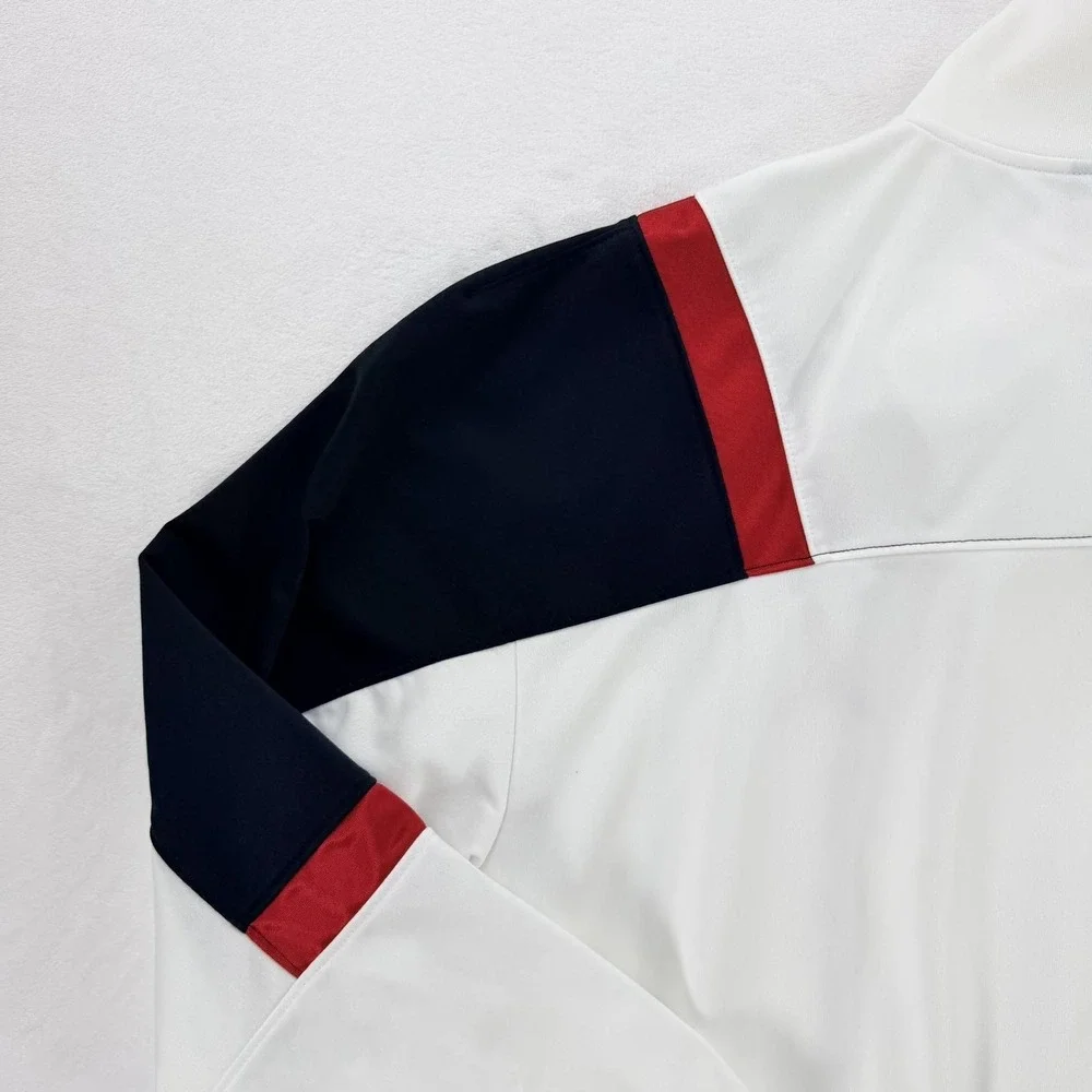 Jordan Jacket Mens 3XL White Red Black Full Zip Track Colorblock Jumpman Logo